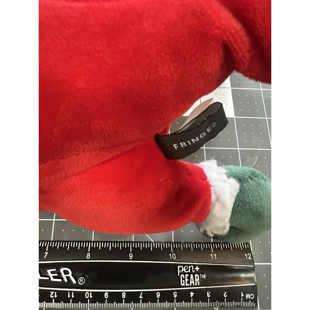 Fringe Studio Dog Toy Christmas Dinosaur T-Rex Plush